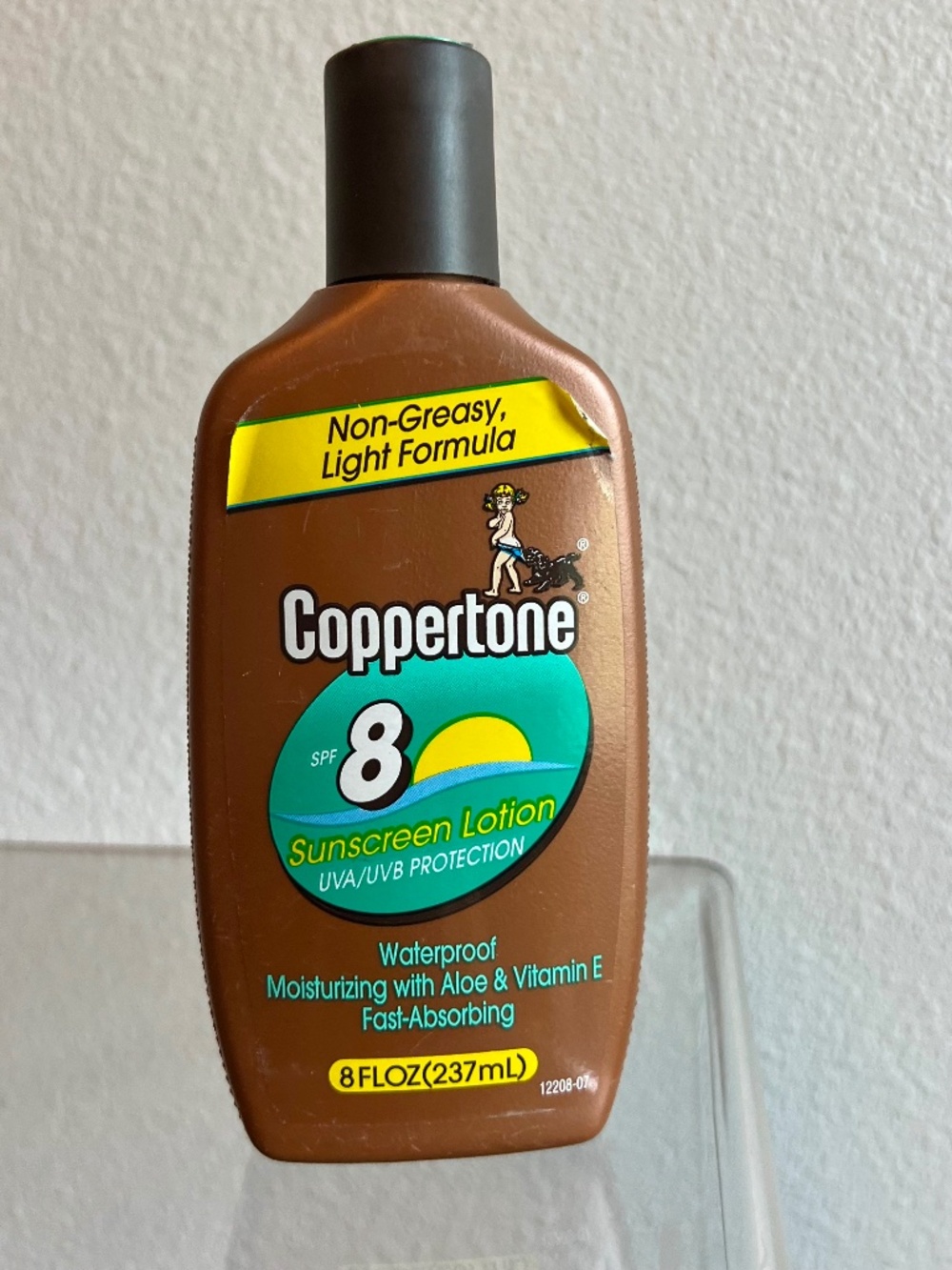 Vintage 2001 Coppertone SPF 8 Sunscreen Lotion 8 Fl Oz Y2K Beach Retro Summer